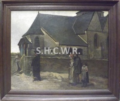 L'offrande ou le chevet de l'église de Haeren