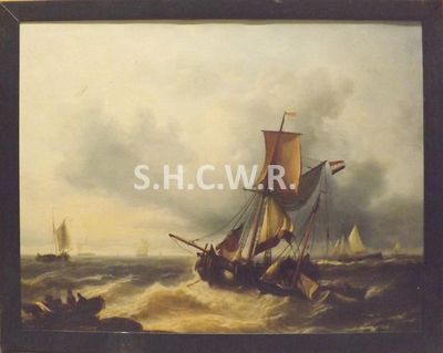 Voiliers dans la tempête
