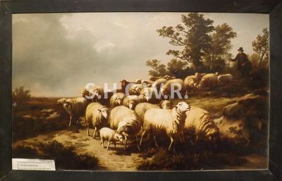 Berger et son troupeau